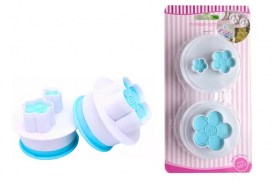 Set 2 cortantes saca bocados FLORES 5 PETALOS